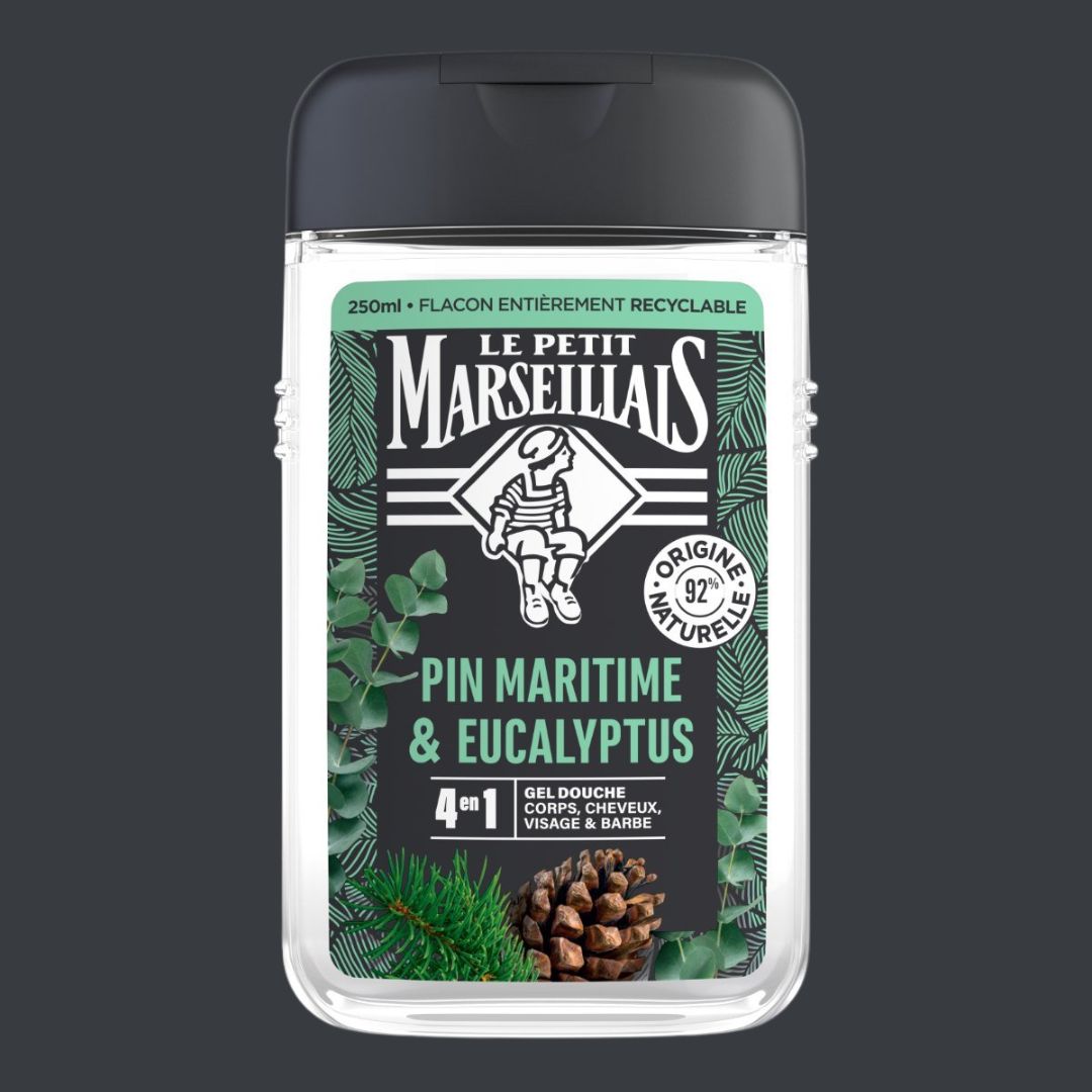 Le Petit Marseillais Shower Men: Maritime Pine & Eucalyptus 250ml